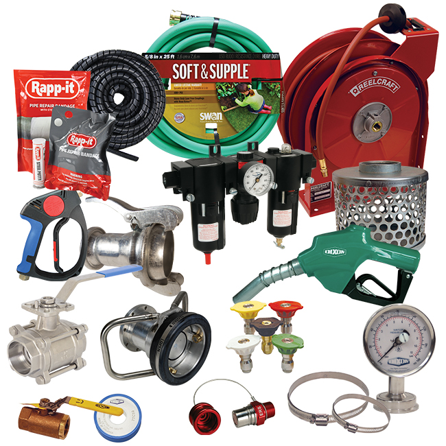 Arangement of products by Dixon Accessories