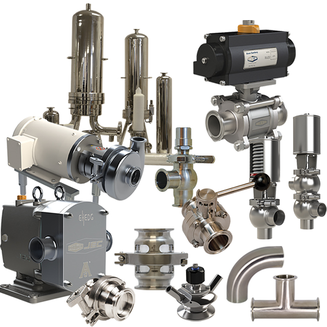 An Arangement of products by Dixon Sanitary