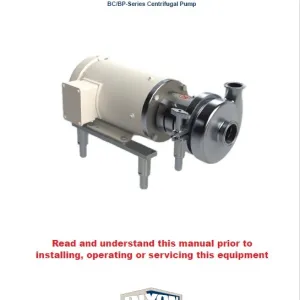 BC/BP-Series Pump Instruction & Operation Manual