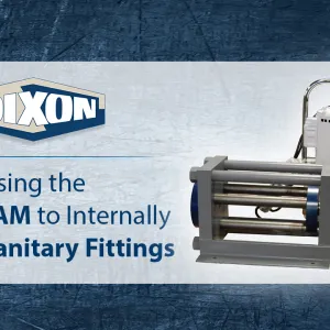 Using the 15TONRAM to Internally Expand Sanitary Fittings