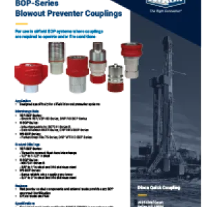 BOP-Series Blowout Preventer Couplings