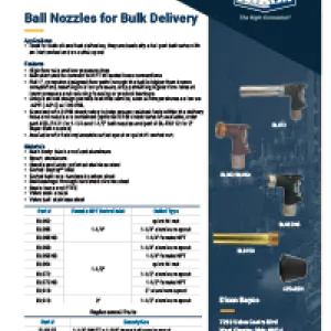 Ball Nozzles for Bulk Delivery