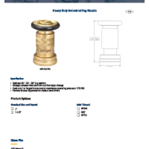 Heavy Duty Industrial Fog Nozzle