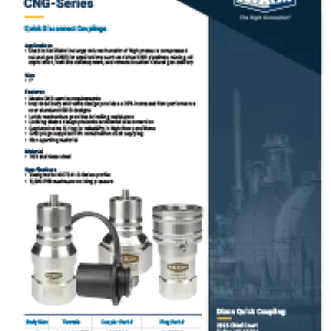 CNG-Series Quick Disconnect Couplings