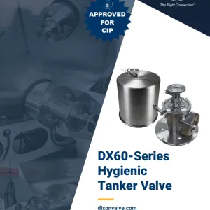 DX60-Series Hygienic Tanker Valve