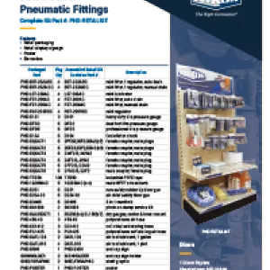 Dixon Store: Pneumatic Fittings Display Flyer