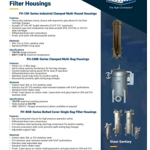 FH-Series Industrial Filter Housings