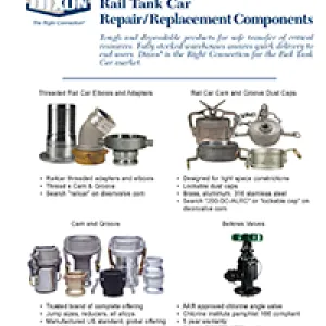 Rail Tank Car Repair / Replacement Components