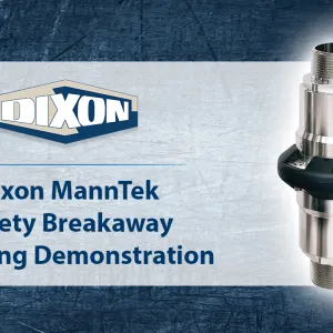 Dixon MannTek Safety Breakaway Coupling Demonstration