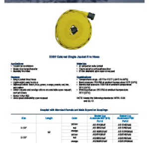 Dixon® Colored Single Jacket Fire Hose