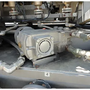 multiple connections for transferring acid