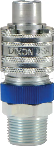 dix-lock n-series bowes interchange male thread safety-lock plug