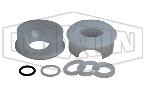 2-Way Encapsulated Sanitary 3 Piece Stainless Steel Ball Valve Repair Kit