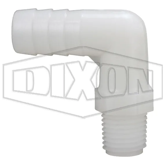Tuff-Lite® 90° Hose Barb Elbow x Male NPT