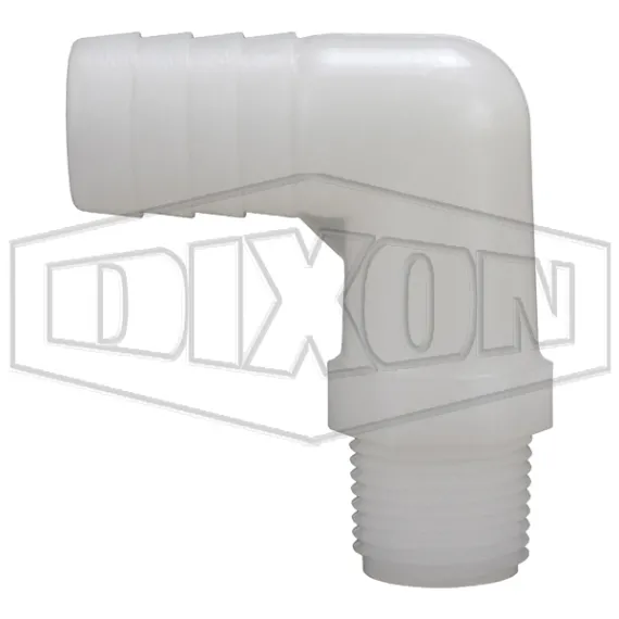 Tuff-Lite® 90° Hose Barb Elbow x Male NPT