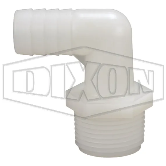 Tuff-Lite® 90° Hose Barb Elbow x Male NPT