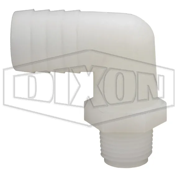 Tuff-Lite® 90° Hose Barb Elbow x Male NPT