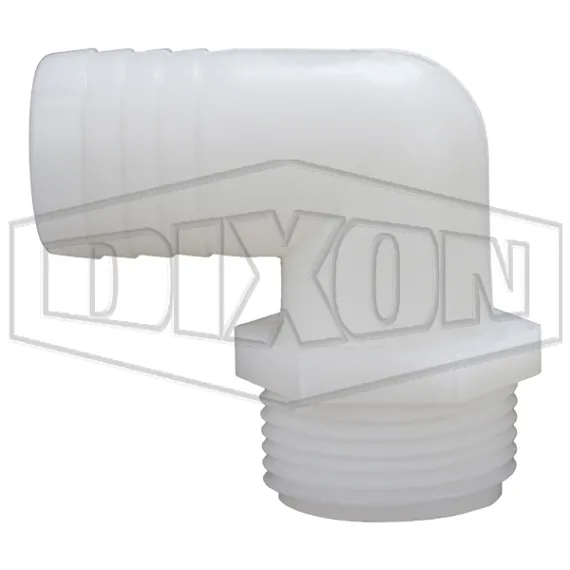 Tuff-Lite® 90° Hose Barb Elbow x Male NPT