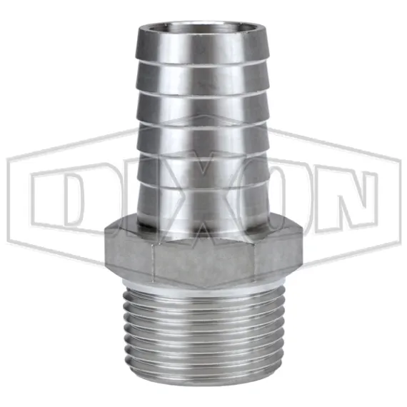 Male NPTF x Hose Barb