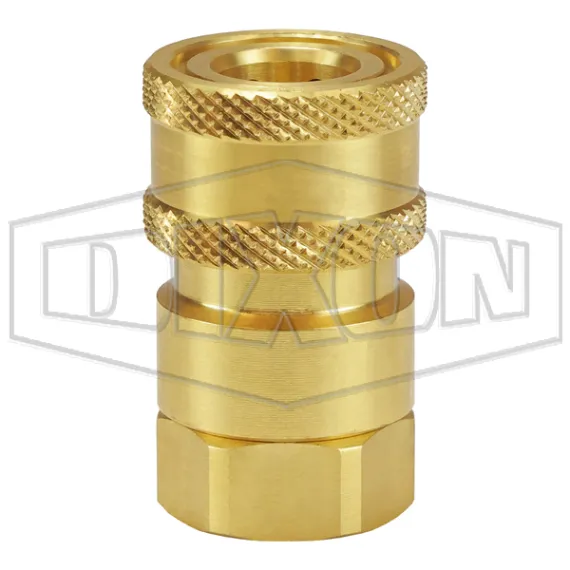 V-Series Valved Female Coupler