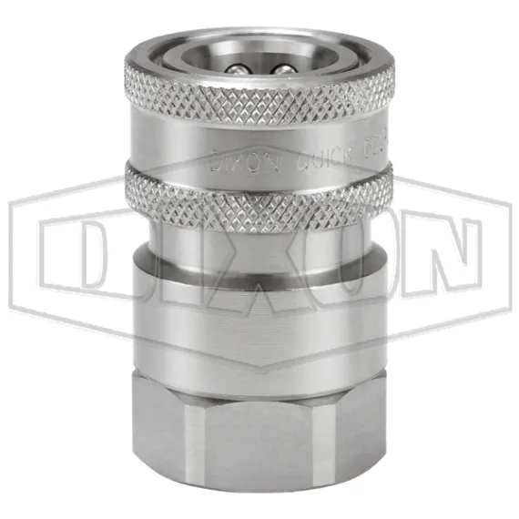 V-Series Valved Female Coupler