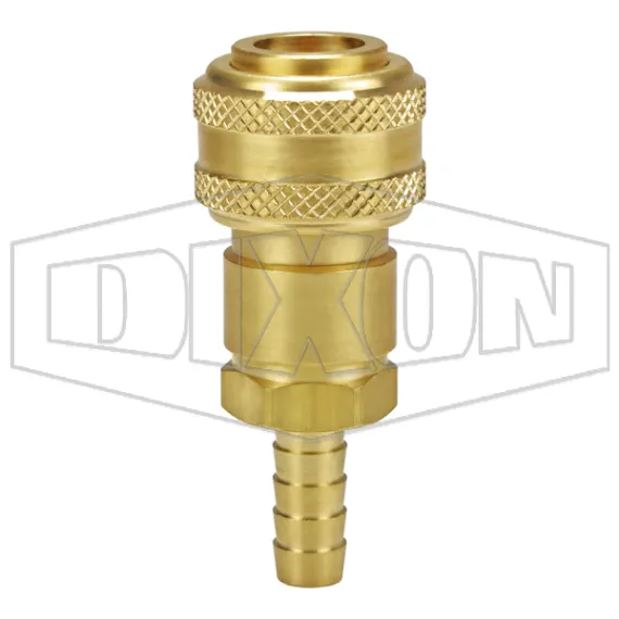 D-Series Pneumatic Automatic Standard Hose Barb Coupler