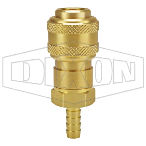 D-Series Pneumatic Automatic Standard Hose Barb Coupler