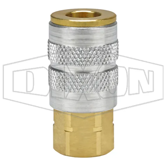 F-Series Pneumatic Manual Female Threaded Coupler