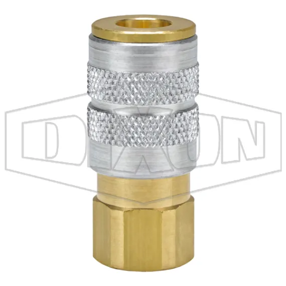 F-Series Pneumatic Manual Female Threaded Coupler