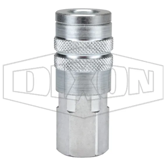 F-Series Pneumatic Manual Female Threaded Coupler