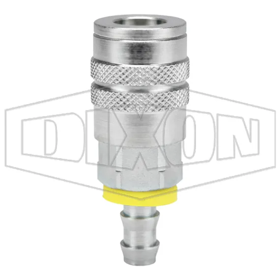 F-Series Pneumatic Manual Push-Loc Hose Barb Coupler