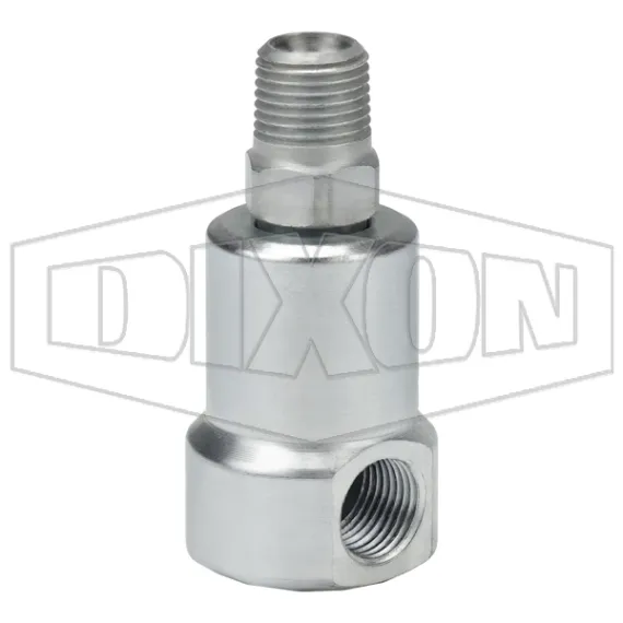 Super Swivels® 90° Male NPTF x Female NPTF Inline Swivel