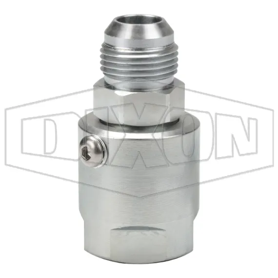 Super Swivels® Male JIC 37° x Female NPTF Inline Swivel