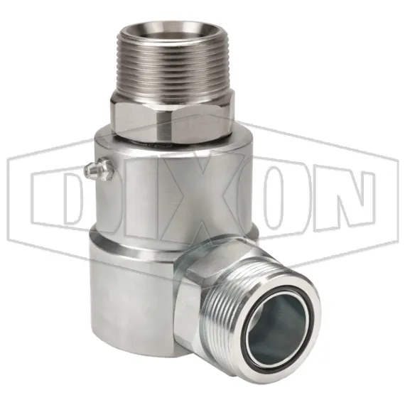 Super Swivels® Male NPTF x Male Face Seal 90° Elbow