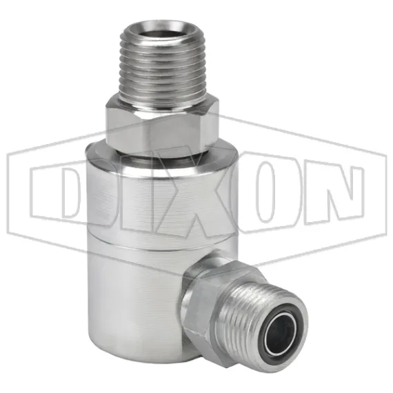 Super Swivels® Male NPTF x Male Face Seal 90° Elbow