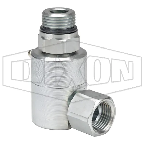 Super Swivels® Male ORB x Female NPSM 90° Elbow Inline Swivel