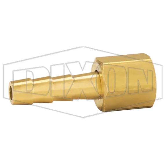 Female 45° SAE Swivel x Hose Barb