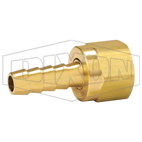 Female 45° SAE Swivel x Hose Barb