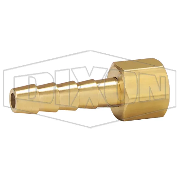 Female NPSM Swivel x Hose Barb Ball Seat