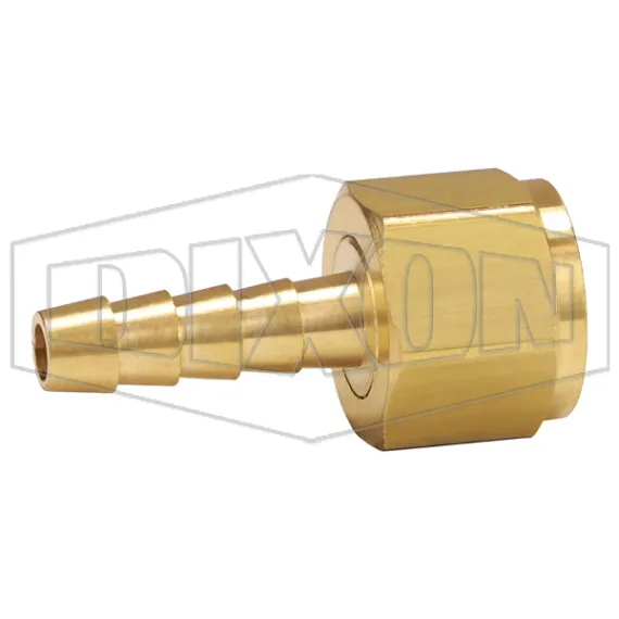Female NPSM Swivel x Hose Barb Ball Seat