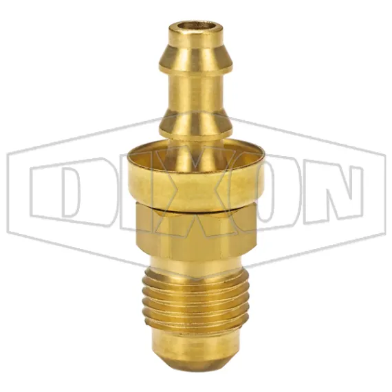 Male 45° SAE x Push-on Hose Barb