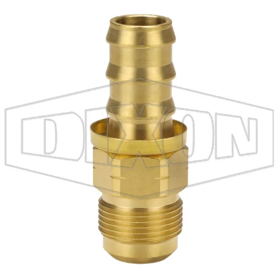 Male 45° SAE x Push-on Hose Barb