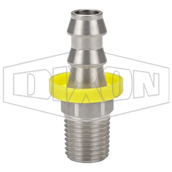 NPTF Male Swivel x Push-on Hose Barb