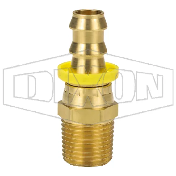 NPTF Male Swivel x Push-on Hose Barb
