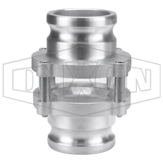 Cam & Groove In-Line Sight Glass Adapter x Adapter