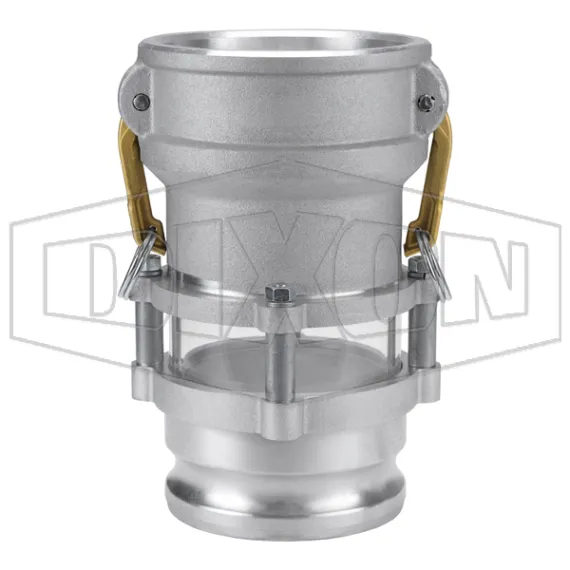 Cam & Groove In-Line Sight Glass Coupler x Adapter