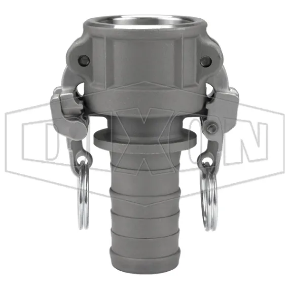 EZ Boss-Lock Cam & Groove Hastelloy Type C Coupler x Hose Shank
