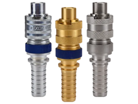 Dix-Lock® N-Series Interchange Male End x Hose Barb Safety-Lock Plug