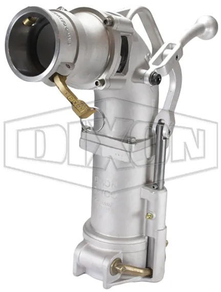 4" Bay-Lite Alum Tall Drop Elbow w/ 3" Coupler