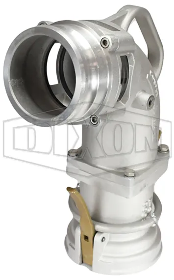 Bay-Lite Elbow, Side Seal, 4" Male Adapter and Locking Ring